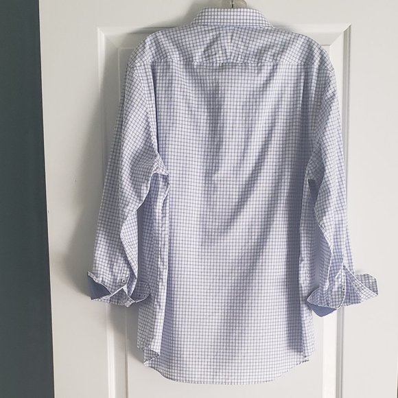 Ryan Seacrest Distinction slim fit,stretch non iron button-down. Size 17 32/ - Picture 2 of 6